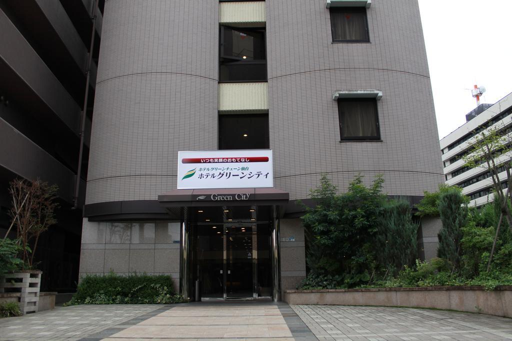 Hotel Green City Sendai Exterior foto